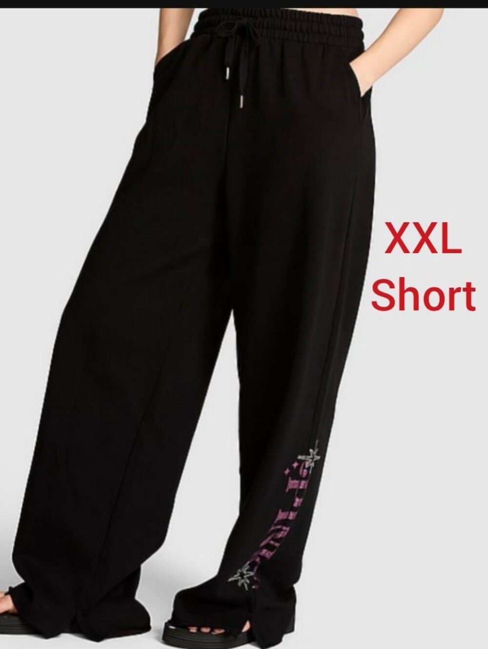 Vs Pink Fleece Sweatpants